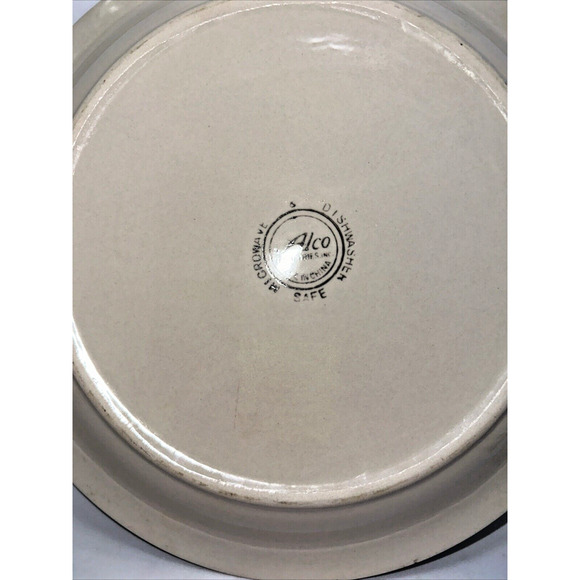 ALCO Fall Harvest Floral Leaf Plate Decorative Serving Dish Autumn Decor - Picture 3 of 6